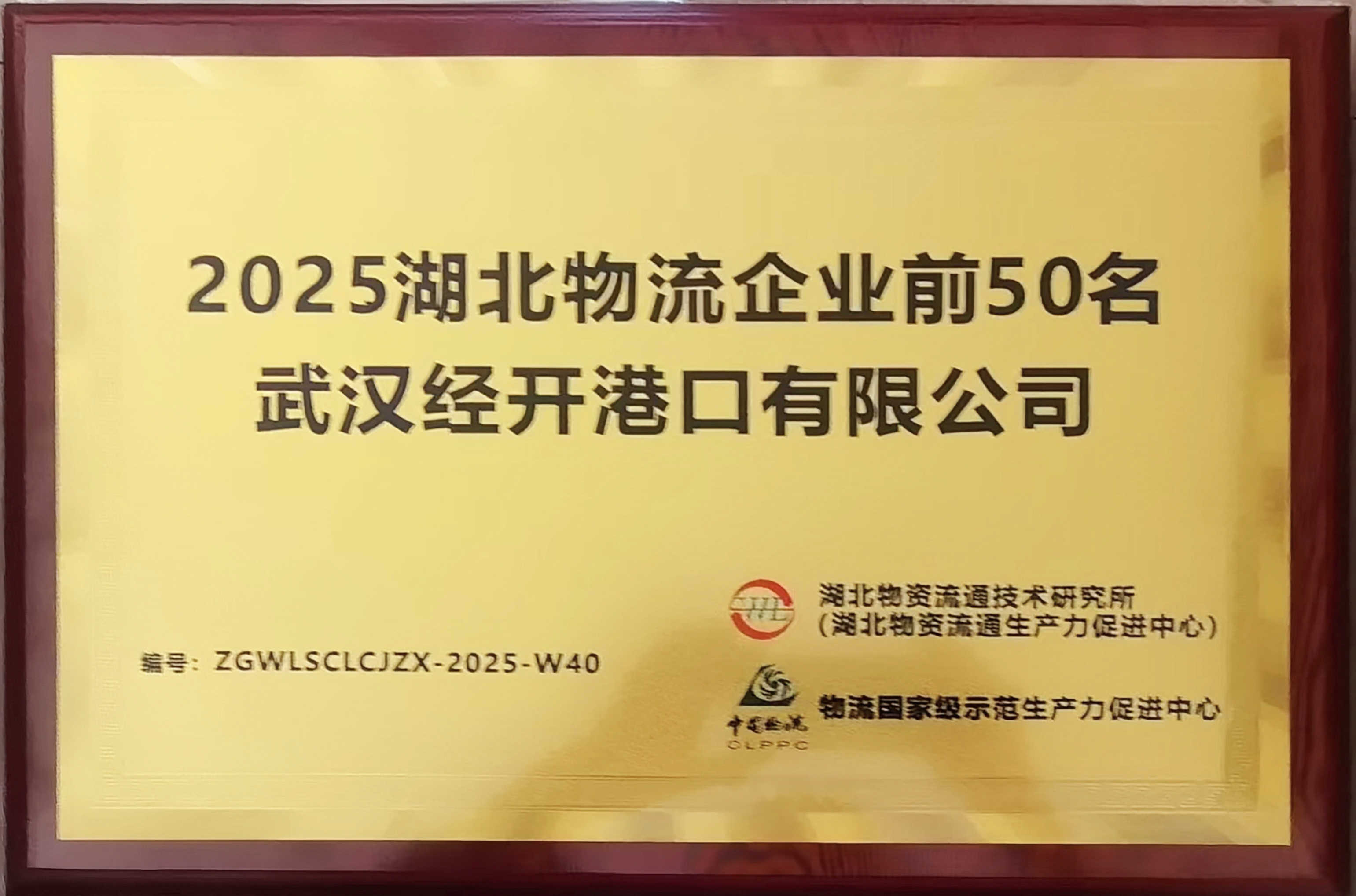 湖北物流企业50强-经开港.jpg bevictor伟德官网-韦德官方网站
